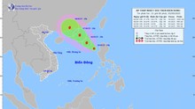 Vùng áp thấp mạnh lên thành áp thấp nhiệt đới