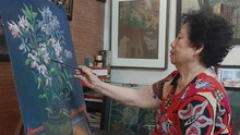 Nữ họa sĩ Trương Ngọc Hiên trở lại với triển lãm 'Phố và Hoa'