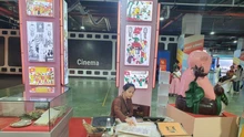 Tranh Đông Hồ tại Triển lãm thành tựu đất nước: Màu dân tộc sáng bừng trên giấy điệp