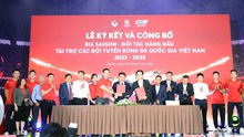 Duy Mạnh, Đình Trọng dự lễ công bố hợp đồng tài trợ mới cho tuyển Việt Nam