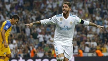 Ramos ghi bàn kiểu ‘xe đạp chổng ngược’, fan đòi cho đá cặp với Ronaldo