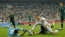 Video clip highlights bàn thắng trận Real Madrid 0-1 Real Betis