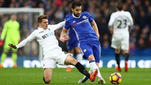 Swansea 0-1 Chelsea: Cesc Fabregas lập công, The Blues bám sát top 4