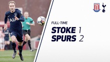 Video bàn thắng trận Stoke City 1-2 Tottenham: Eriksen rực sáng ngày Kane im lặng