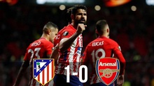 Atletico Madrid 1-0 Arsenal: Diego Costa chấm dứt hy vọng của thày trò Wenger