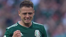 Chicharito bật khóc sau chiến thắng lịch sử của Mexico trước Đức
