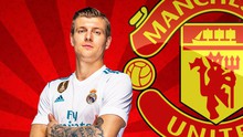 CHUYỂN NHƯỢNG M.U 25/6: Duyệt mua Kroos 70 triệu bảng. Martial đã ở rất gần Juventus