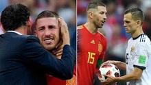 Ramos phát khóc khi thất bại với trò ‘tâm lý chiến’ Cheryshev trong ngày Tây Ban Nha bị loại