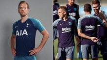 Áo đấu của Tottenham bị chê thậm tệ vì giống… áo tập Barca