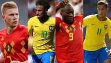 Link xem trực tiếp Brazil vs Bỉ (01h, 7/7), tứ kết World Cup 2018
