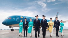 Chuyên cơ Airbus A321 của Vietnam Airlines đón Đoàn Thể thao Việt Nam và đội tuyển U23