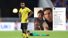 Tuyển thủ Malaysia được Neymar, Kaka gửi lời chào trên mạng xã hội