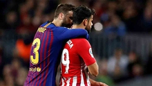 Pique đã nói gì khi Diego Costa bị đuổi khỏi sân sau hành vi thóa mạ trọng tài?