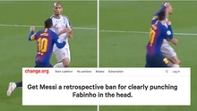 CĐV Liverpool muốn Messi bị trừng phạt vì đấm Fabinho, fan Barca cũng đòi treo giò Mane vì tát Vidal