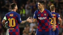 Fan bóng đá phát sốt với pha solo rồi kiến tạo đẳng cấp của Messi cho Suarez