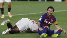 Sevilla 0-0 Barcelona: Messi tịt ngòi, Barca bị Real rút ngắn khoảng cách
