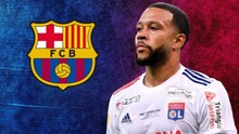 Barca đạt thỏa thuận chiêu mộ Memphis Depay của Lyon