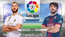 Nhận định bóng đá nhà cái Real Madrid vs Huesca. Vòng 8 La Liga. Trực tiếp BĐTV