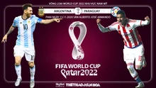 Nhận định bóng đá nhà cái Argentina vs Paraguay. Vòng loại World Cup 2022 khu vực Nam Mỹ