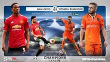 Nhận định bóng đá nhà cái MU vs Istanbul. Vòng bảng Champions League. Trực tiếp K+PM