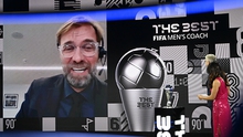 Juergen Klopp nhận giải HLV xuất sắc nhất năm của FIFA