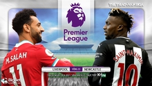 Nhận định bóng đá nhà cái Liverpool vs Newcastle. K+, K+PM trực tiếp bóng đá giải Ngoại hạng Anh