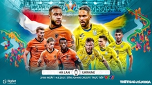 Kèo nhà cái Hà Lan vs Ukraine. Tỷ lệ kèo bóng đá EURO 2021. Trực tiếp VTV3