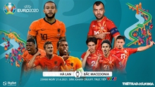 Nhận định kết quả. Nhận định bóng đá Hà Lan vs Bắc Macedonia. VTV6 VTV3 trực tiếp EURO 2021