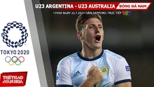 Kèo nhà cái. Soi kèo U23 Argentina vs Úc. VTV6 VTV5 trực tiếp bóng đá Olympic 2021