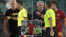 Mourinho và 3 cầu thủ Roma bị đuổi trong một trận giao hữu