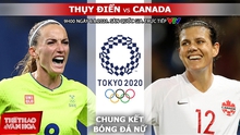 Nhận định bóng đá nhà cái, nhận định bóng đá nữ Thụy Điển vs Canada, Olympic 2021 (19h00 ngày 6/8)