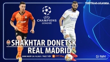 Nhận định bóng đá nhà cái Shakhtar vs Real Madrid. Nhận định, dự đoán bóng đá Cúp C1 (02h00, 20/10)