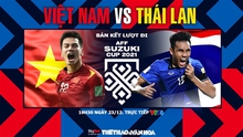 Nhận định bóng đá nhà cái Việt Nam vs Thái Lan. Nhận định, dự đoán bóng đá AFF Cup 2021 (19h30, 23/12)