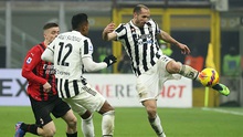 AC Milan 0-0 Juventus: Hòa thất vọng, Milan tụt xuống vị trí thứ 3
