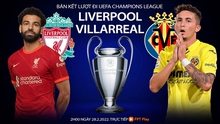 Nhận định bóng đá nhà cái Liverpool vs Villarreal. Nhận định, dự đoán bóng đá Bán kết lượt đi Cúp C1 (2h00, 28/4)