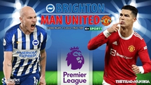 Nhận định bóng đá nhà cái Brighton vs MU. Nhận định, dự đoán bóng đá Anh (23h00, 7/5)