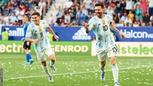 Messi ghi 5 bàn trong chiến thắng của Argentina