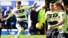 Leicester 0-1 Man City: De Bruyne lập siêu phẩm đưa Man City lên đỉnh Premier League