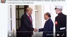 Dòng tweet của Tổng thống Donald Trump về chuyến thăm của Thủ tướng Nguyễn Xuân Phúc