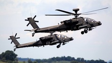 Rơi trực thăng quân sự Apache, phi công thiệt mạng
