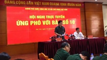 Phó Thủ tướng Trịnh Đình Dũng chỉ đạo họp khẩn cấp ứng phó với cơn bão số 10