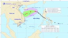 Cập nhật bão số 13: Bão giật cấp 11 đang đi vào vùng biển Quảng Trị đến Quảng Ngãi