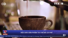 VIDEO: Độc đáo sản phẩm tái chế từ bã cà phê