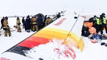 VIDEO: Tai nạn hy hữu, máy bay Nga vừa cất cánh đã rơi, 4 người thiệt mạng