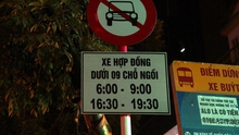 13 tuyến phố Hà Nội cấm Uber, Grab theo giờ