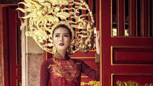 Tường Linh hé lộ trang phục truyền thống mang hình rồng dự thi Hoa hậu Liên lục địa