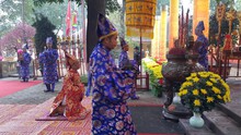 Dâng hương, tế lễ điện Kính Thiên khai Xuân Mậu Tuất tại Hoàng thành Thăng Long