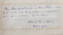 Bức thư của thiên tài A. Einstein được bán hơn 100.000 USD