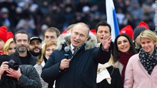 Tổng thống Nga Vladimir Putin chiến thắng áp đảo, tái đắc cử nhiệm kỳ thứ 4
