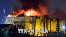 Vụ cháy trung tâm thương mại ở Nga: Tổng thống Putin tới hiện trường
